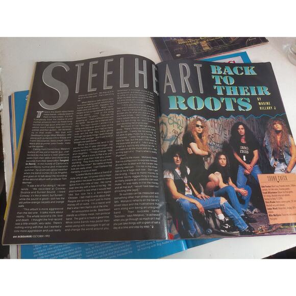 Screamer Magazine Heavy Metal November 93 January 94 October 92 SET OF 3 - Picture 6 of 10